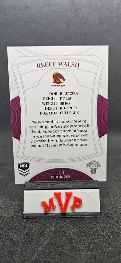 009 REECE WALSH - Brisbane Broncos