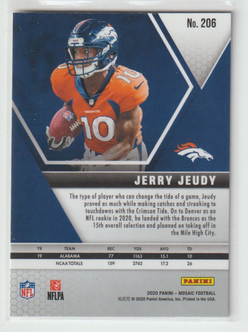 206 Jerry Juedy Denver Broncos