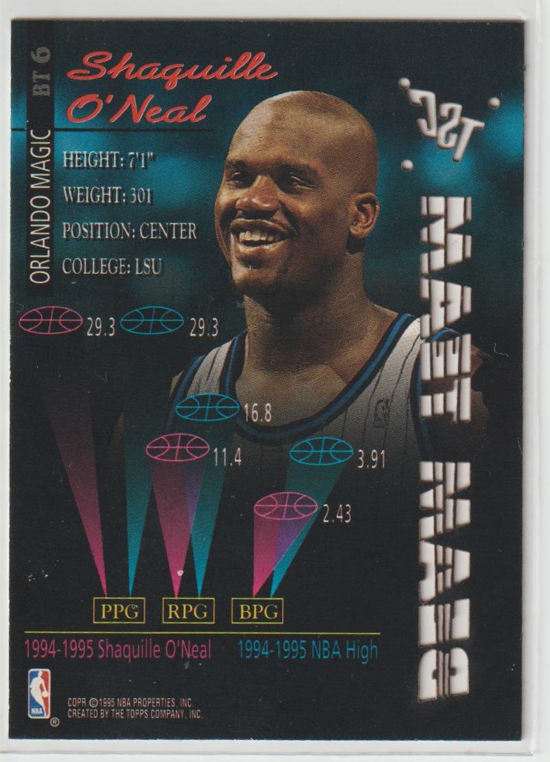 Beam Team BT6 Shaquille O'Neal Orlando Magic