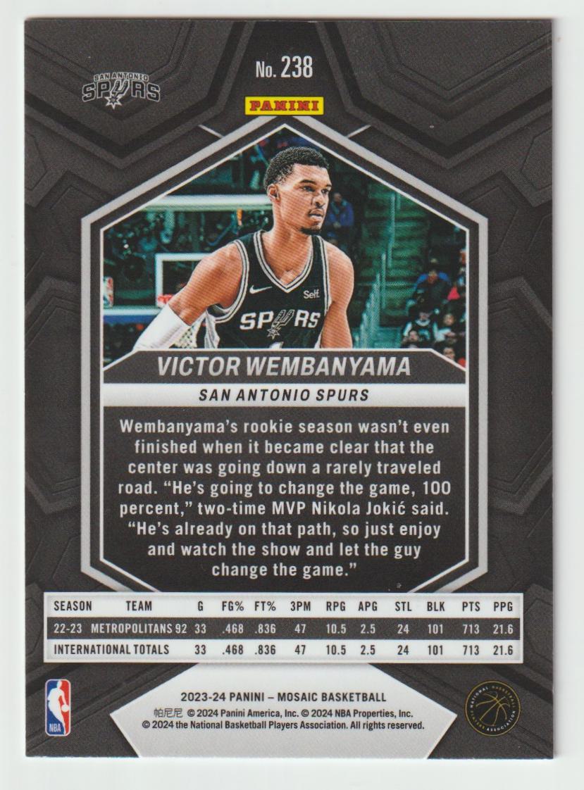 238 Victor Wembanyama, San Antonio Spurs