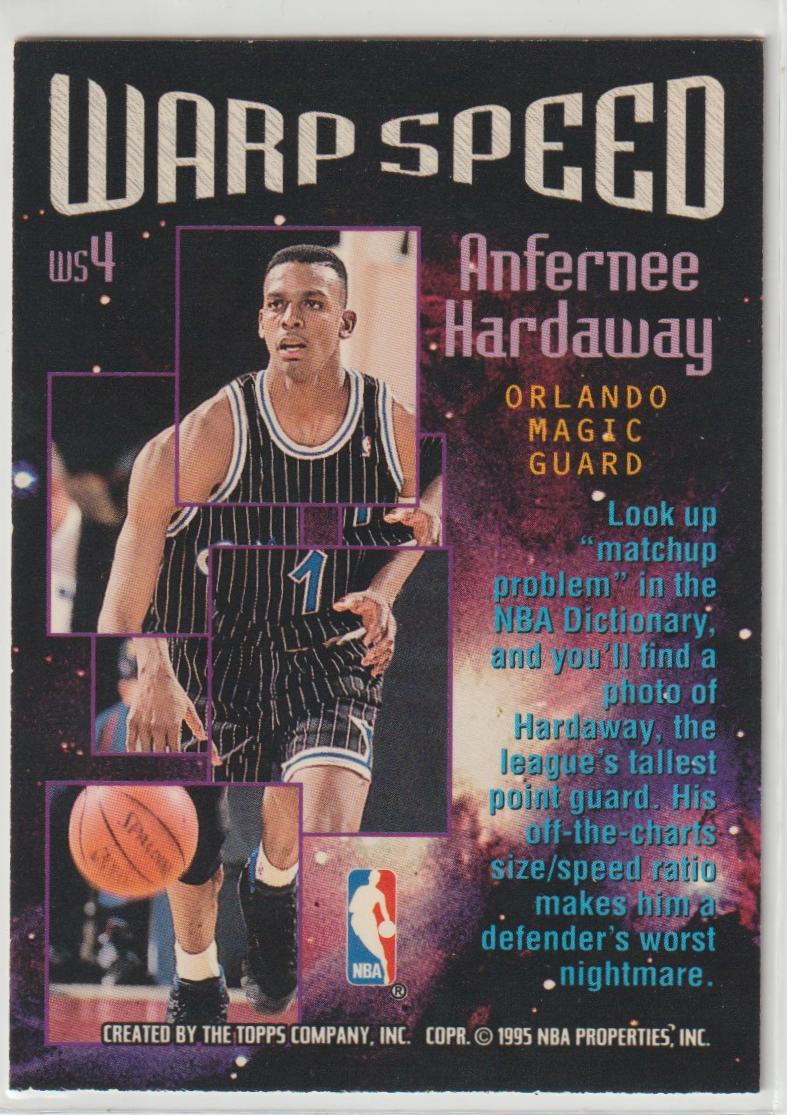 Warp Speed WS4 Anfernee Hardaway Orlando Magic