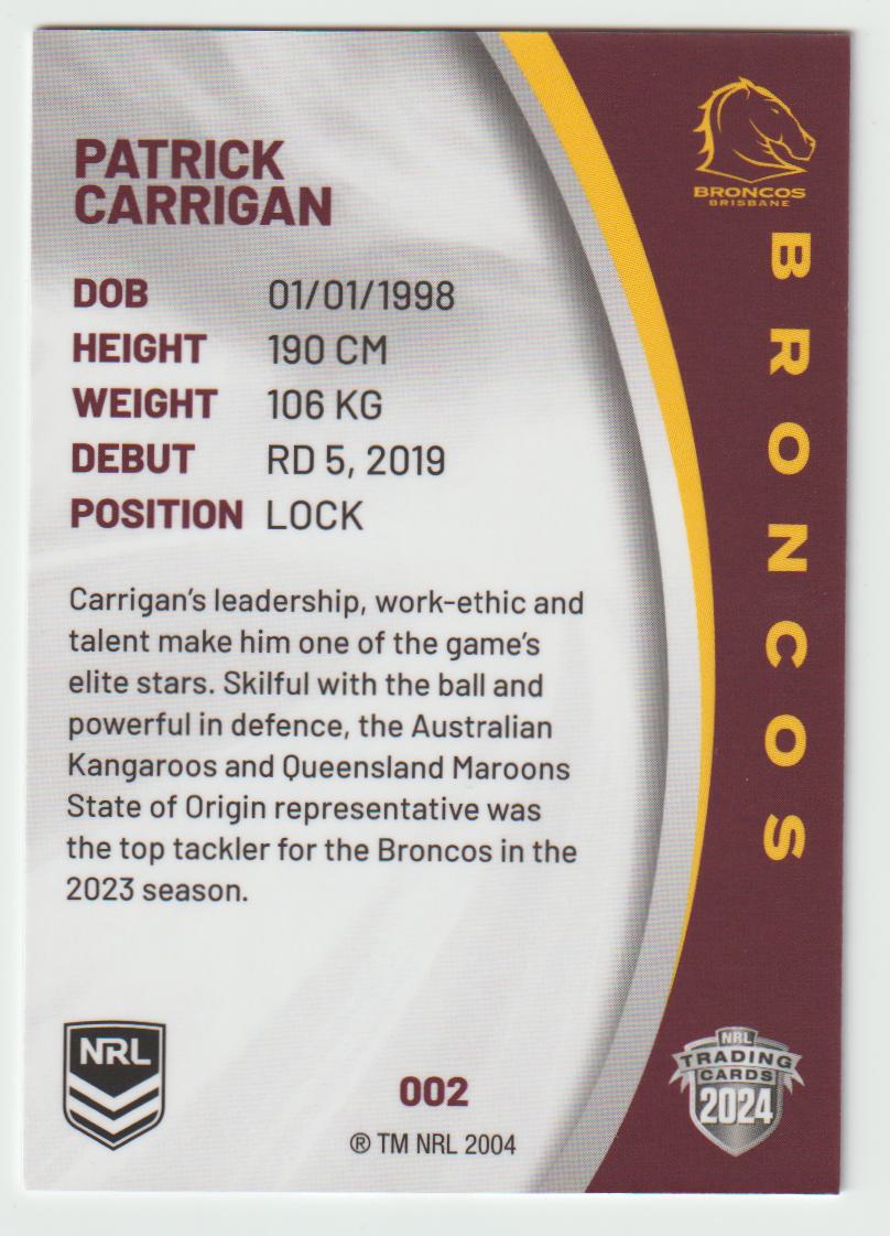 002 PATRICK CARRIGAN