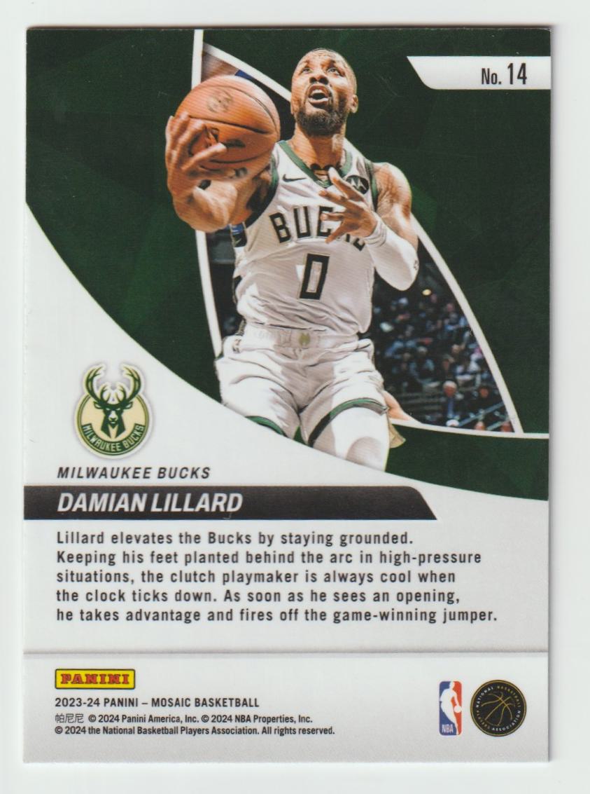 Elevate 014 Damian Lillard, Milwaukee Bucks