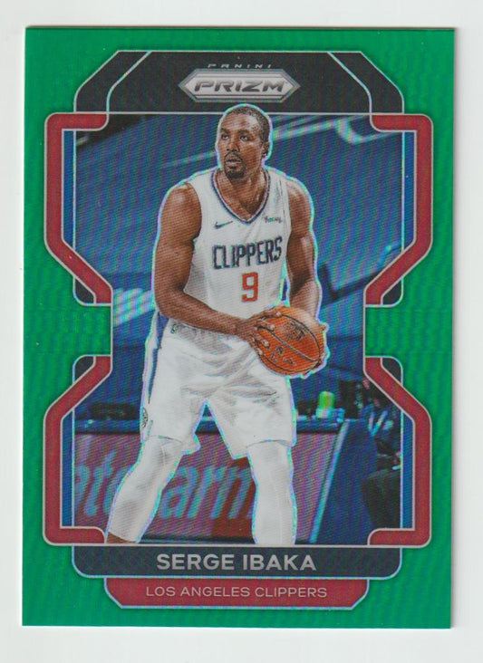 018 Serge Ibaka - Los Angeles Clippers Green Prizm