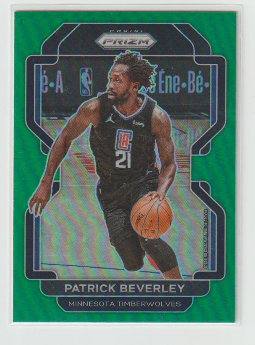 025 Patrick Beverley - Minnesota Timberwolves Green Prizm