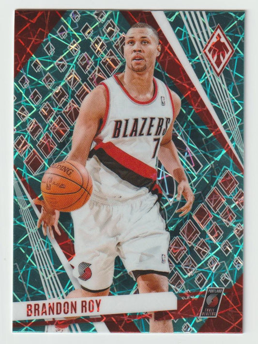 064 Brandon Roy, Portland Trail Blazers Teal Laser
