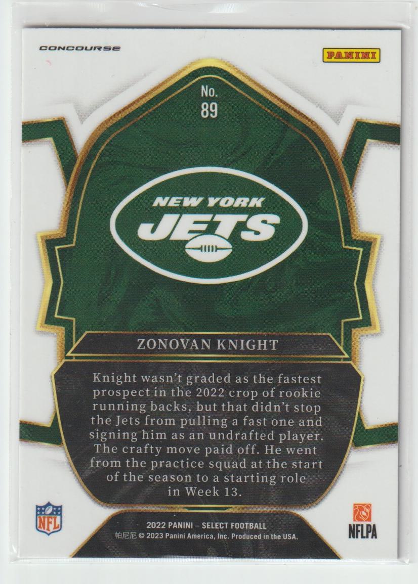 089 Zonovan Knight - New York Jets