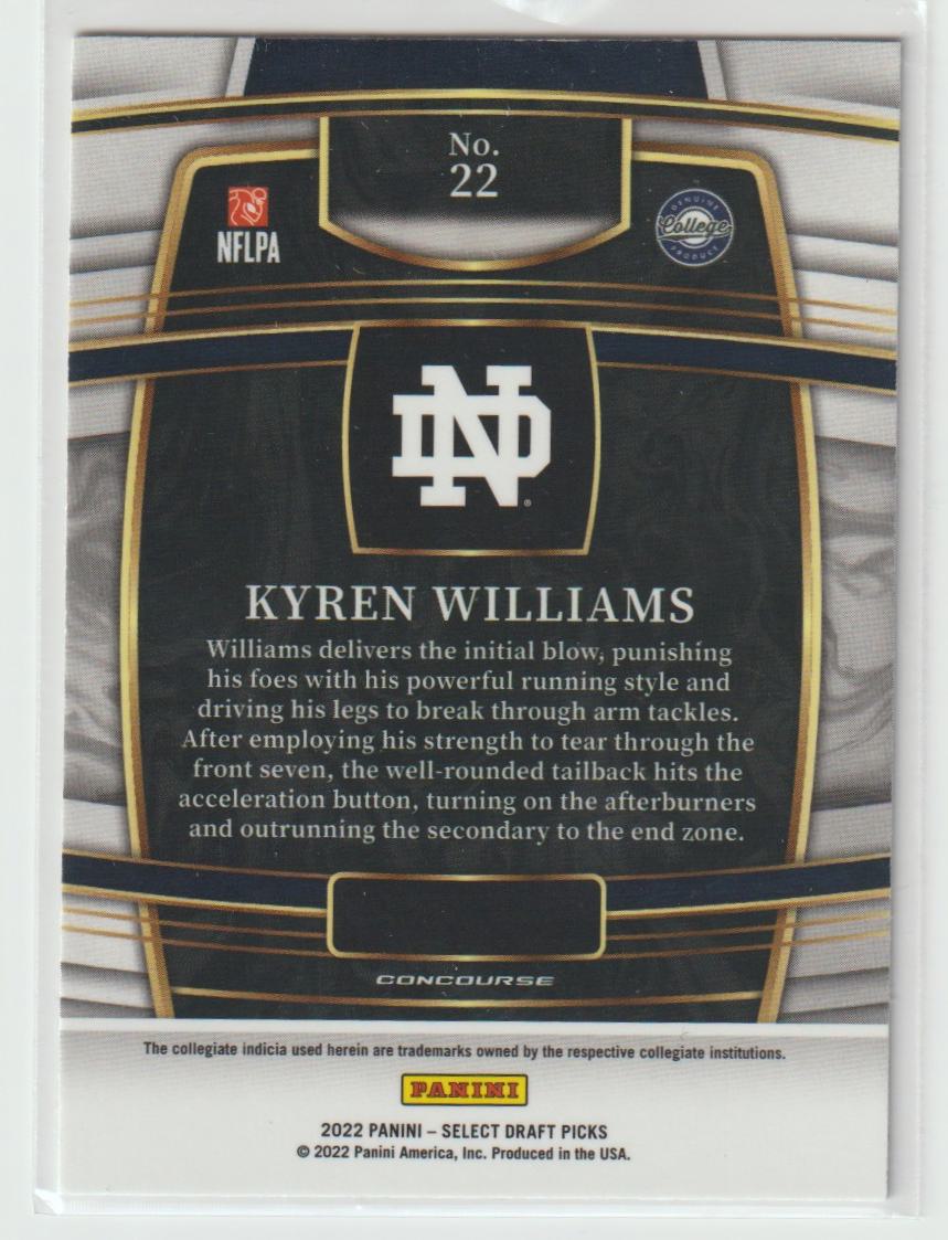022 Kyren Williams Notre Dame