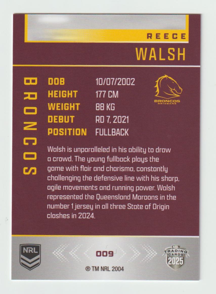 009 REECE WALSH