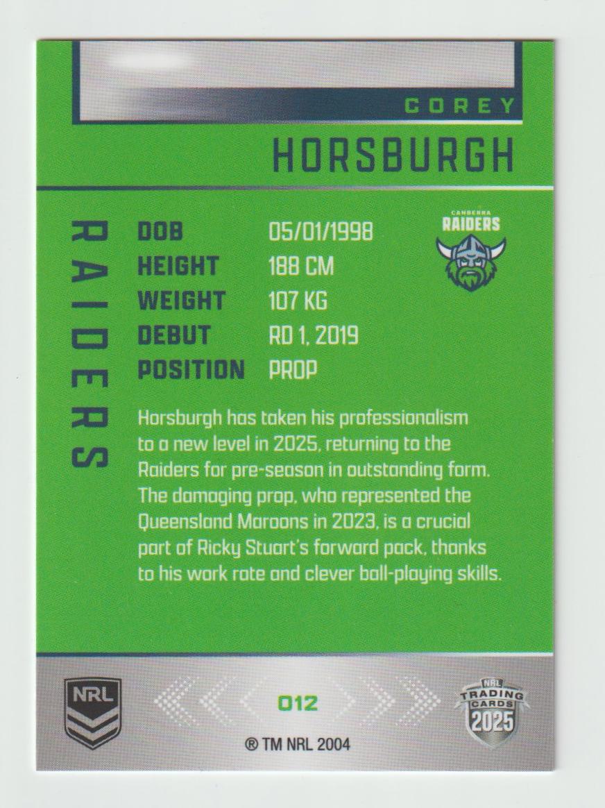 012 COREY HORSBURGH