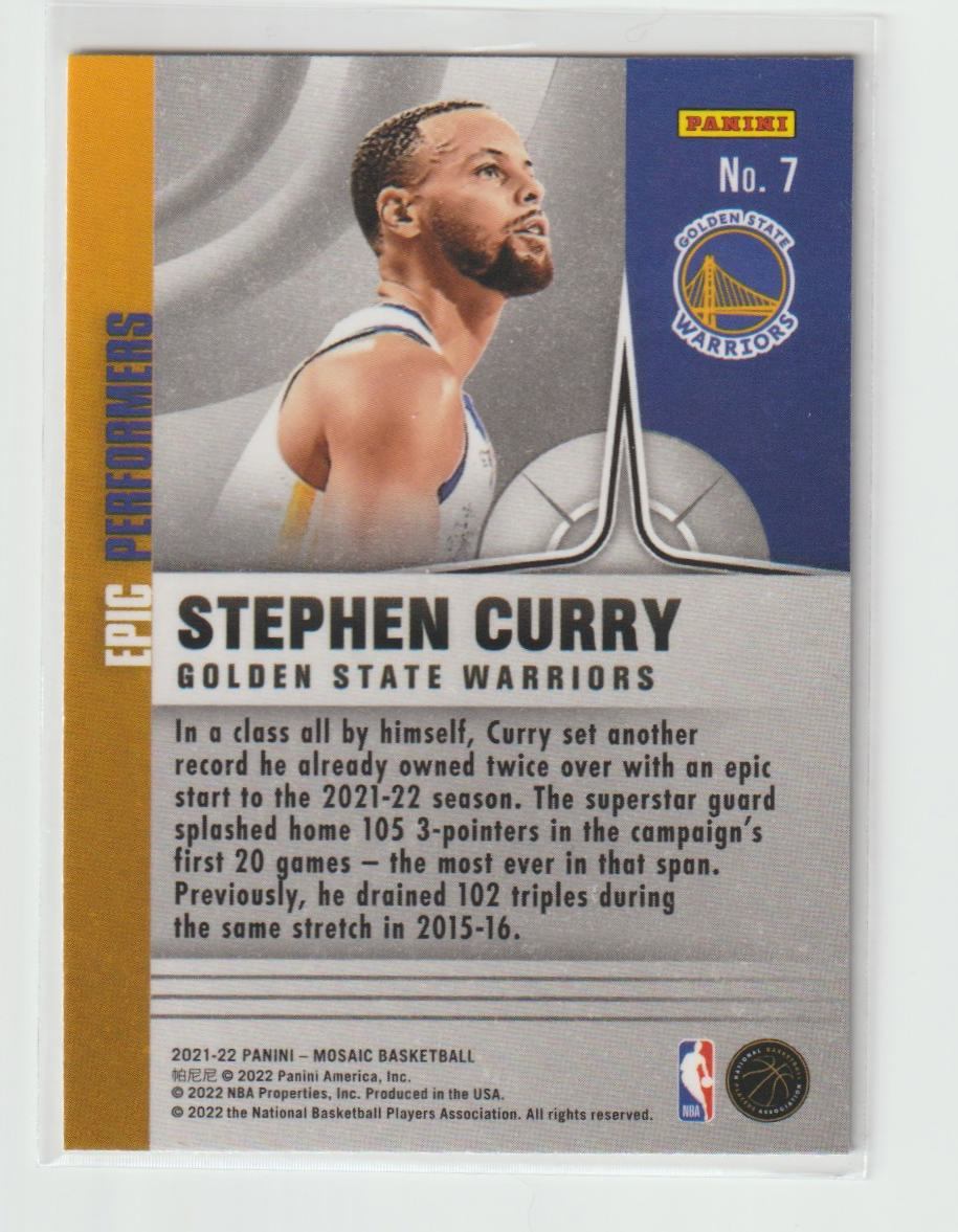 Epic Performers 014 Stephen Curry, Golden State Warriors