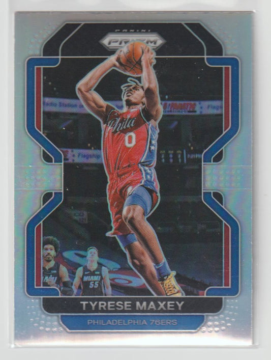 028 Tyrese Maxey - Philadelphia 76ers Silver Prizm