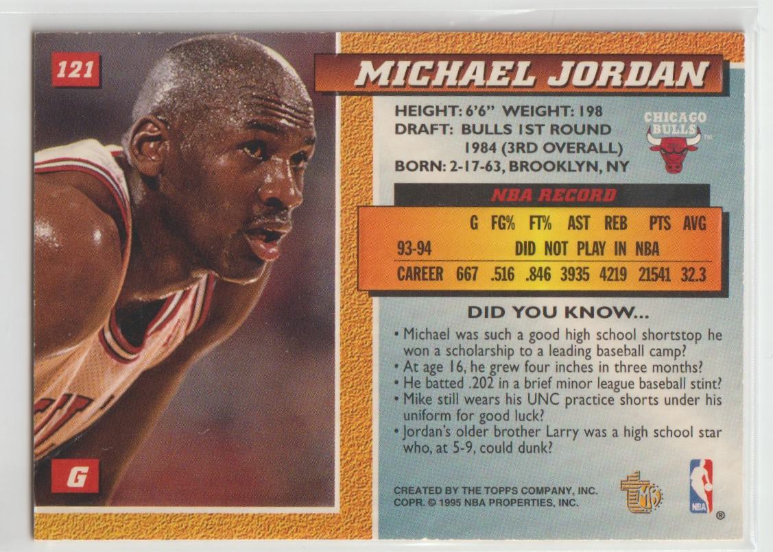 121 Michael Jordan Chicago Bulls