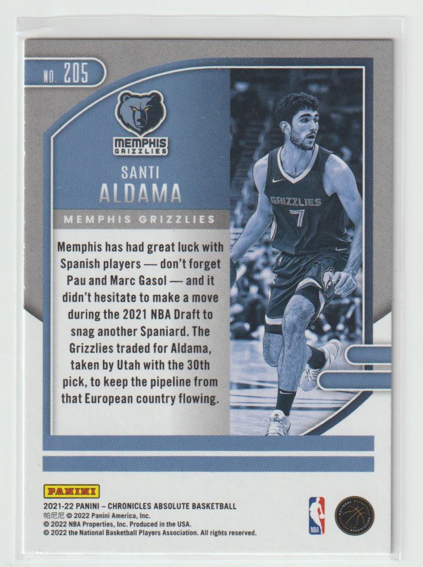 205 Santi Aldama - Memphis Grizzlies Pink