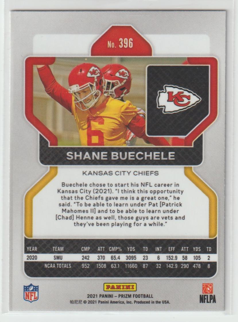 396 Shane Buechele Kansas City Chiefs