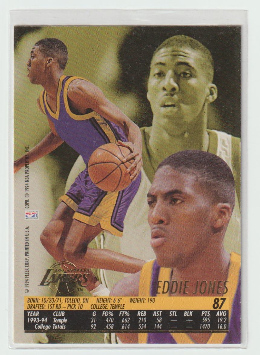 087 Eddie Jones LA Lakers