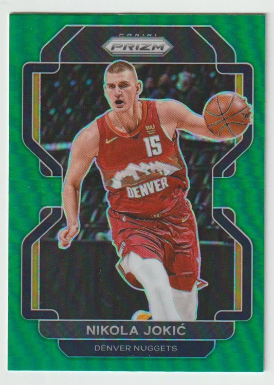 032 Nikola Jokic - Denver Nuggets Green Prizm