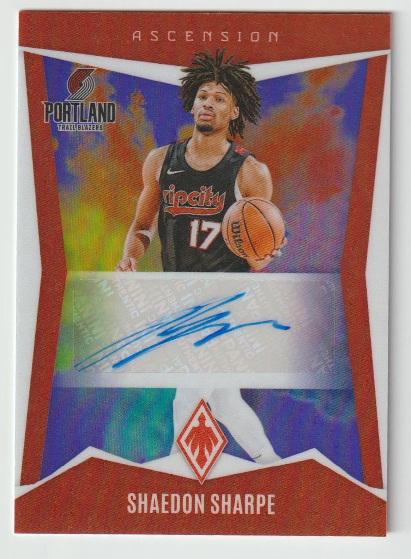 Ascension Autograph AA-SHS Shaedon Sharpe 47/49 Orange