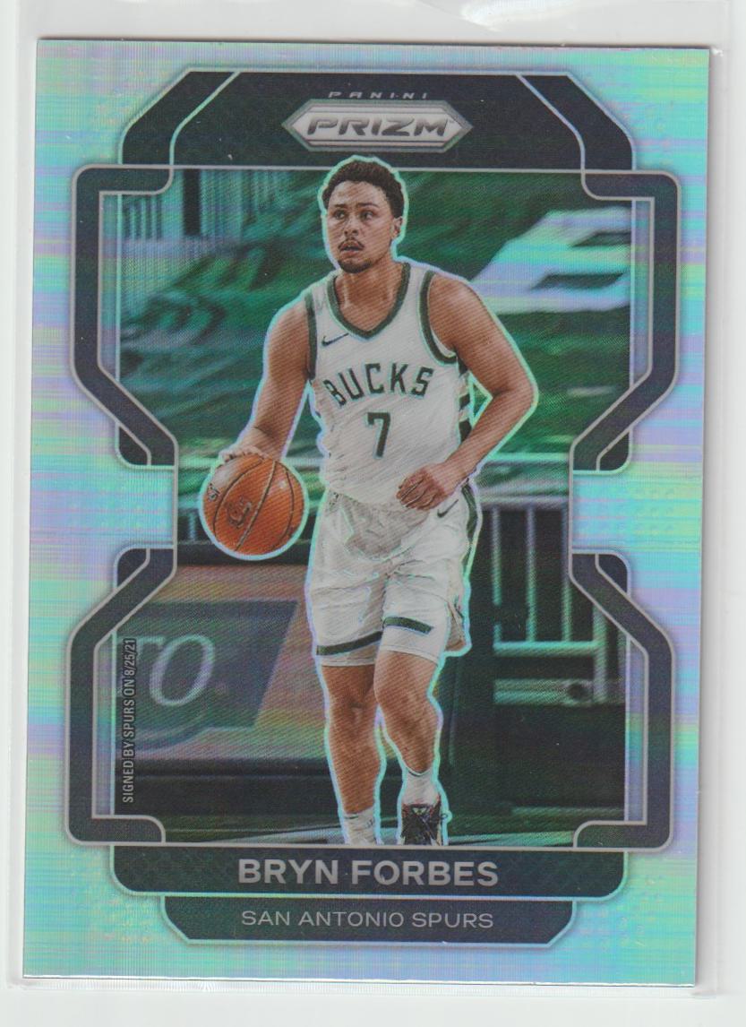 033 Bryn Forbes - San Antonio Spurs Silver Prizm