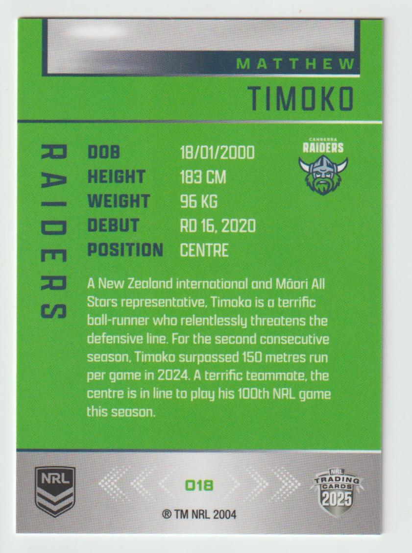 018 MATTHEW TIMOKO