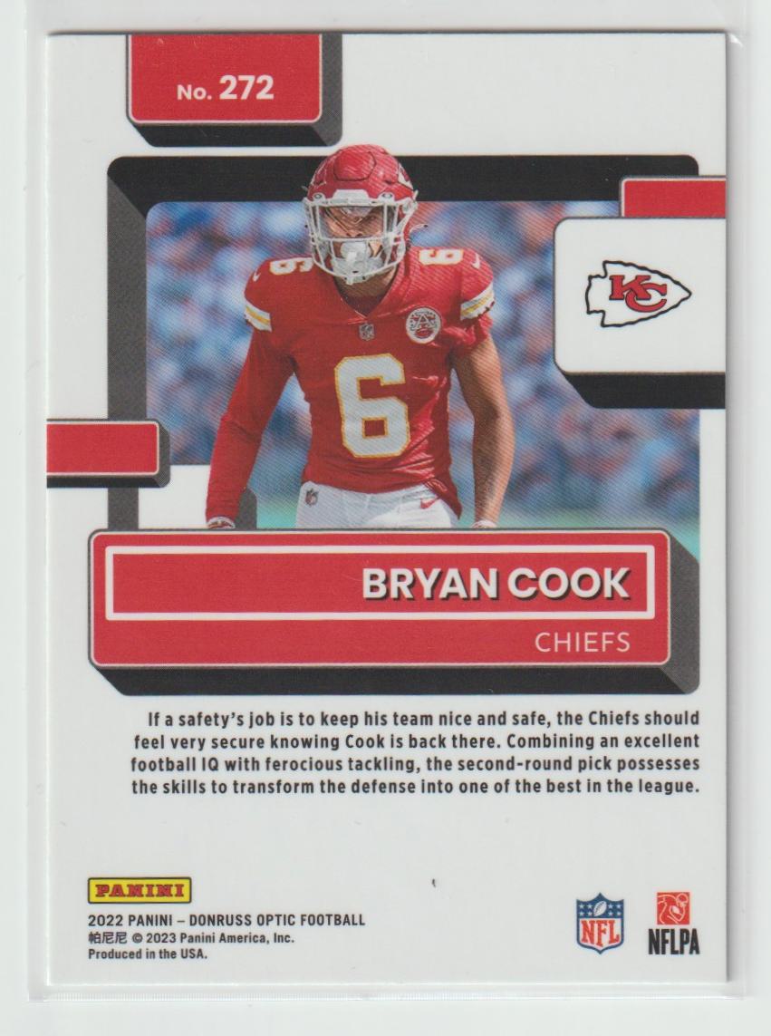 272 Bryan Cook - Kansas City Chiefs