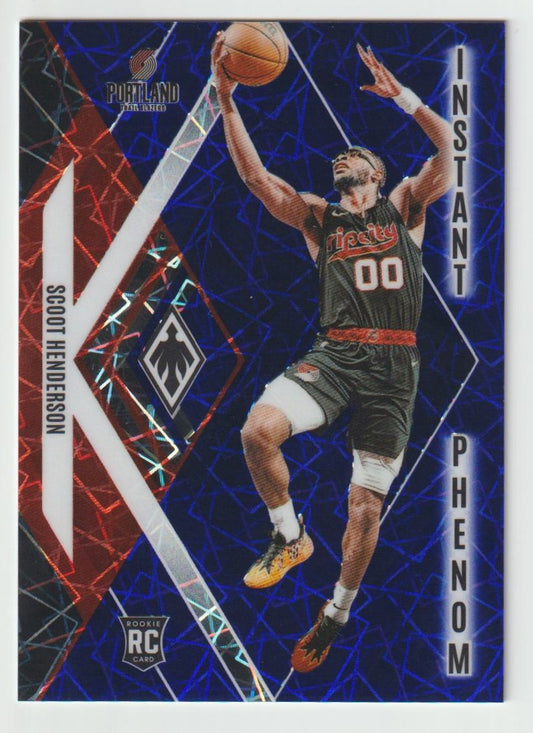 Instant Phenom 010 Scoot Henderson, Portland Trail Blazers Blue Laser 24/275