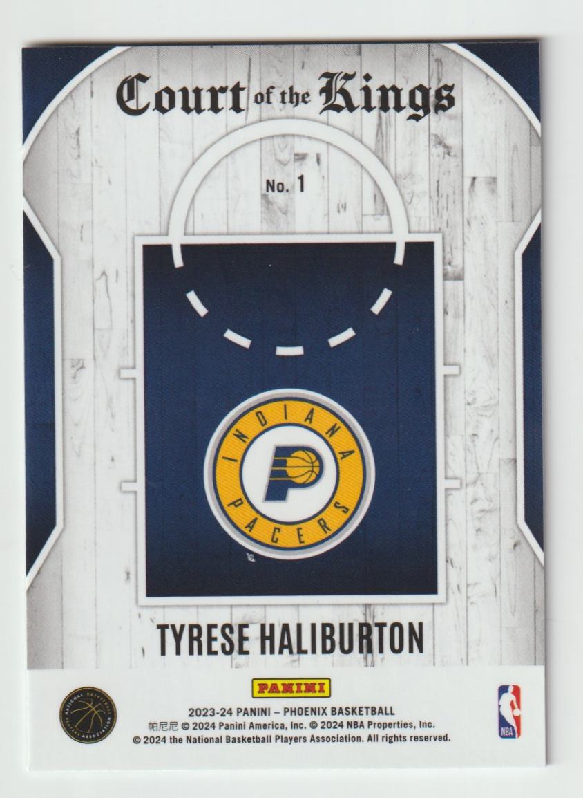 Court of the Kings 001 Tyrese Haliburton, Indiana Pacers