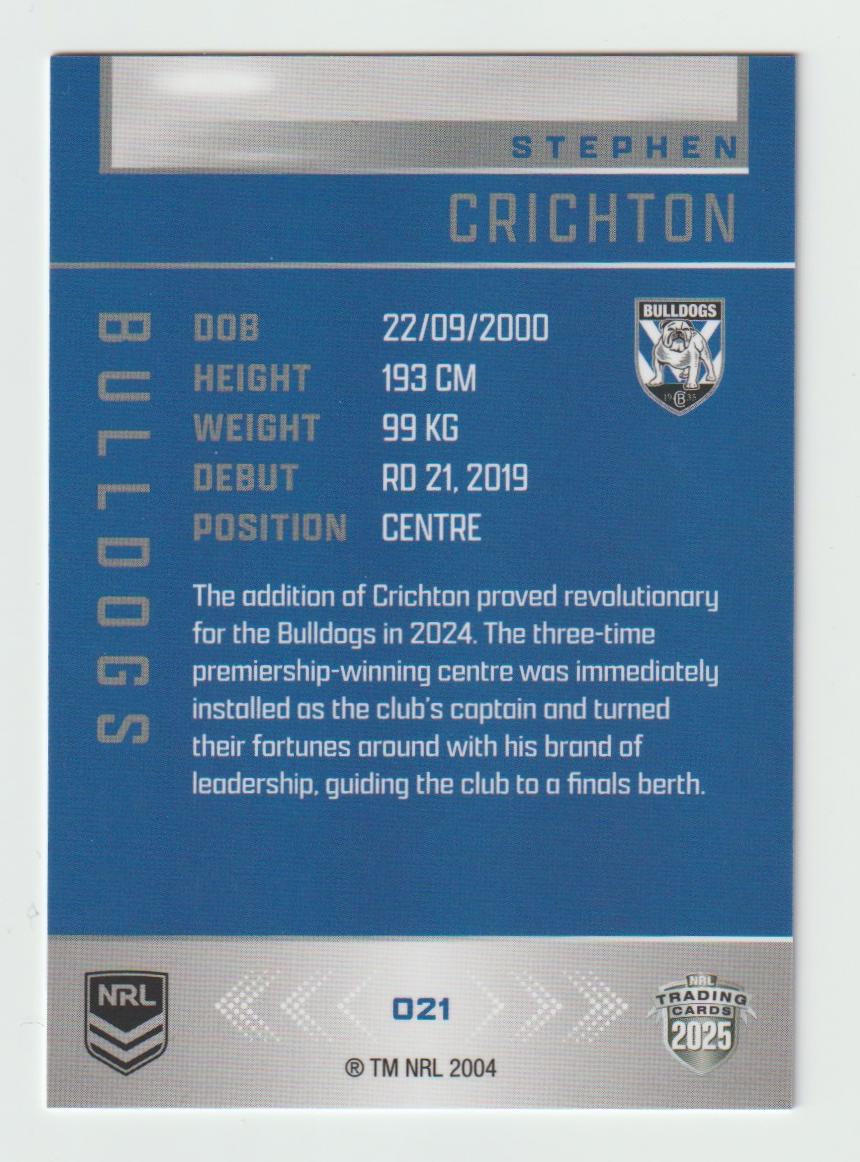 021 STEPHEN CRICHTON