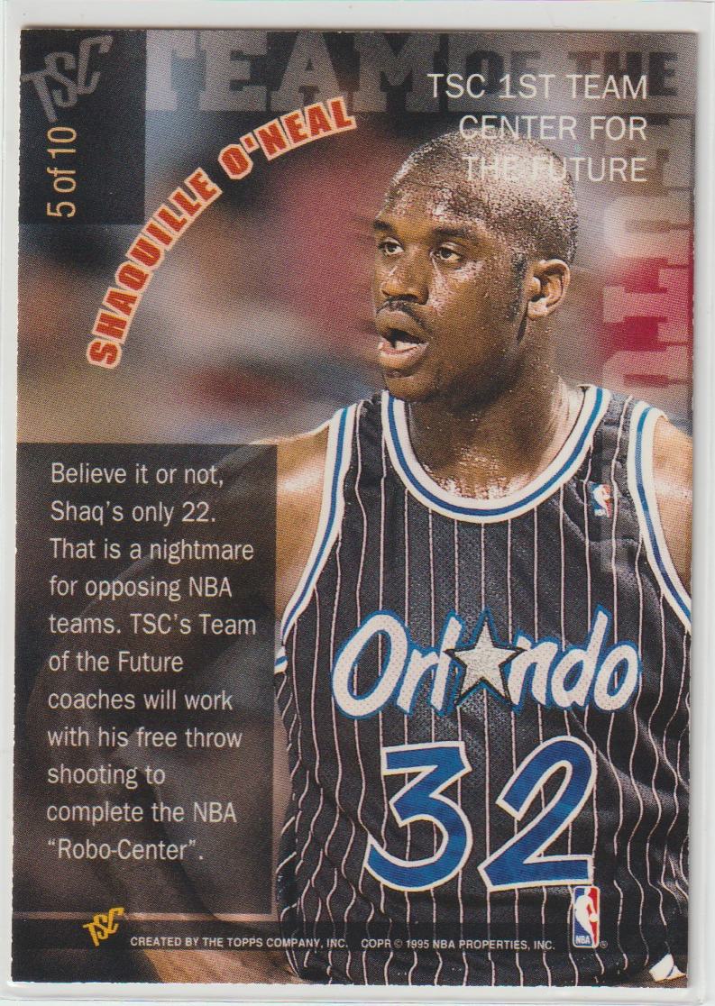 Team of the Future 5 Shaquille O'Neal Orlando Magic