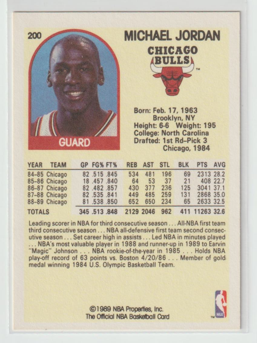 200 Michael Jordan Chicago Bulls
