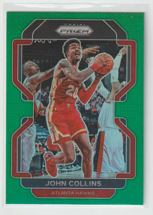 049 John Collins - Atlanta Hawks Green Prizm