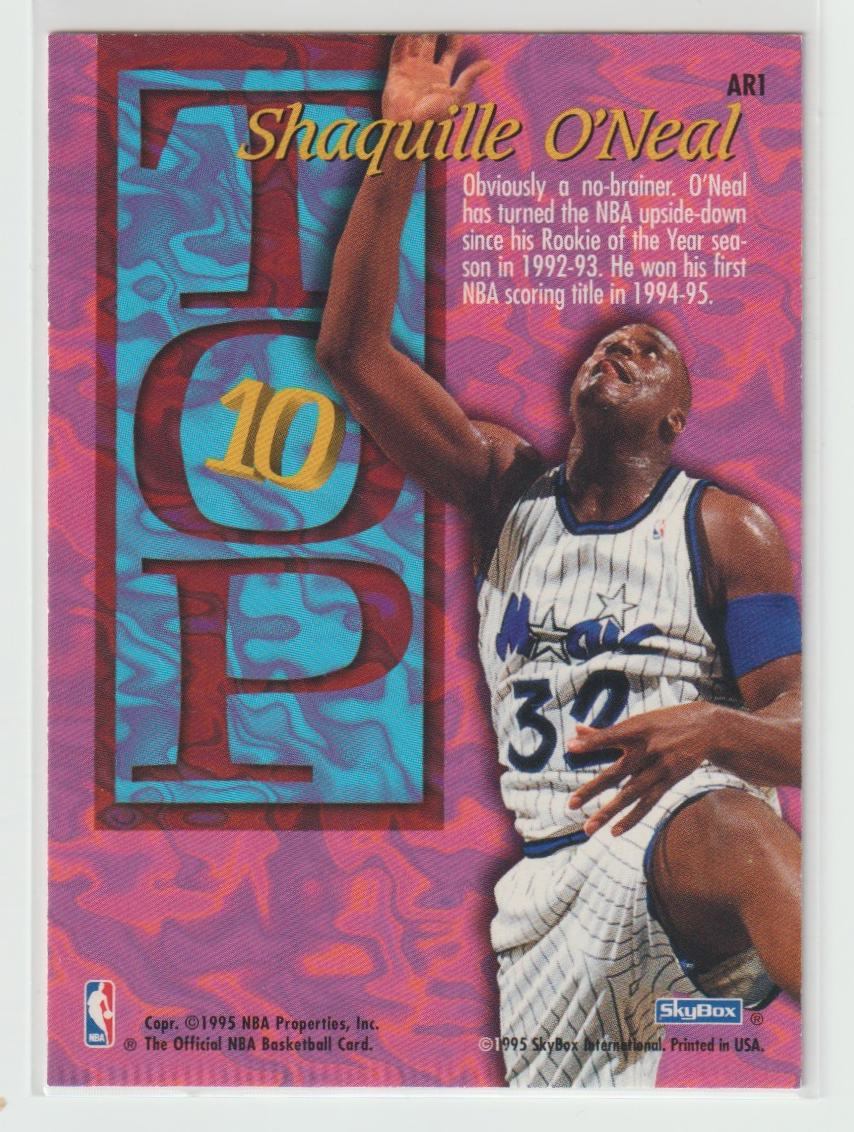 Top 10 AR1 Shaquille O'Neal Orlando Magic