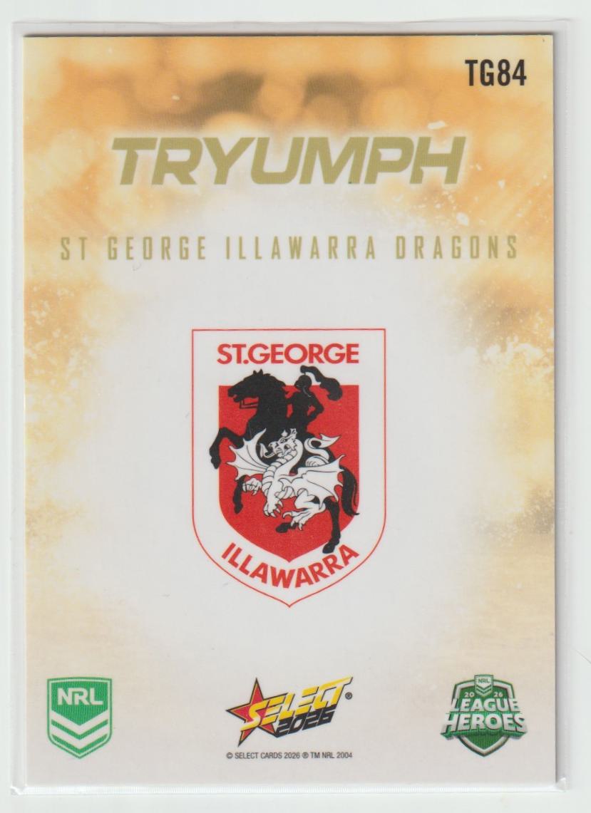 TG084 St George Illawarra Dragons Team 72/80