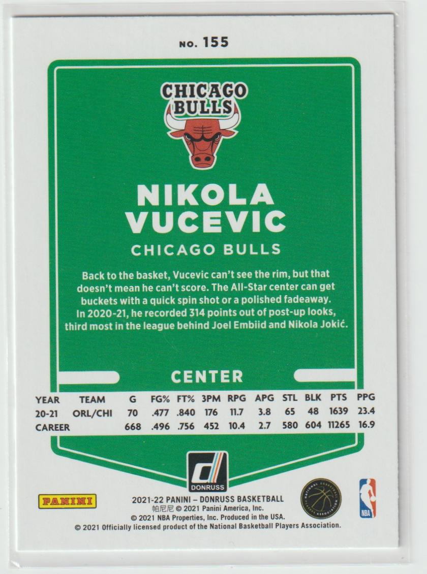 155 Nikola Vucevic - Chicago Bulls