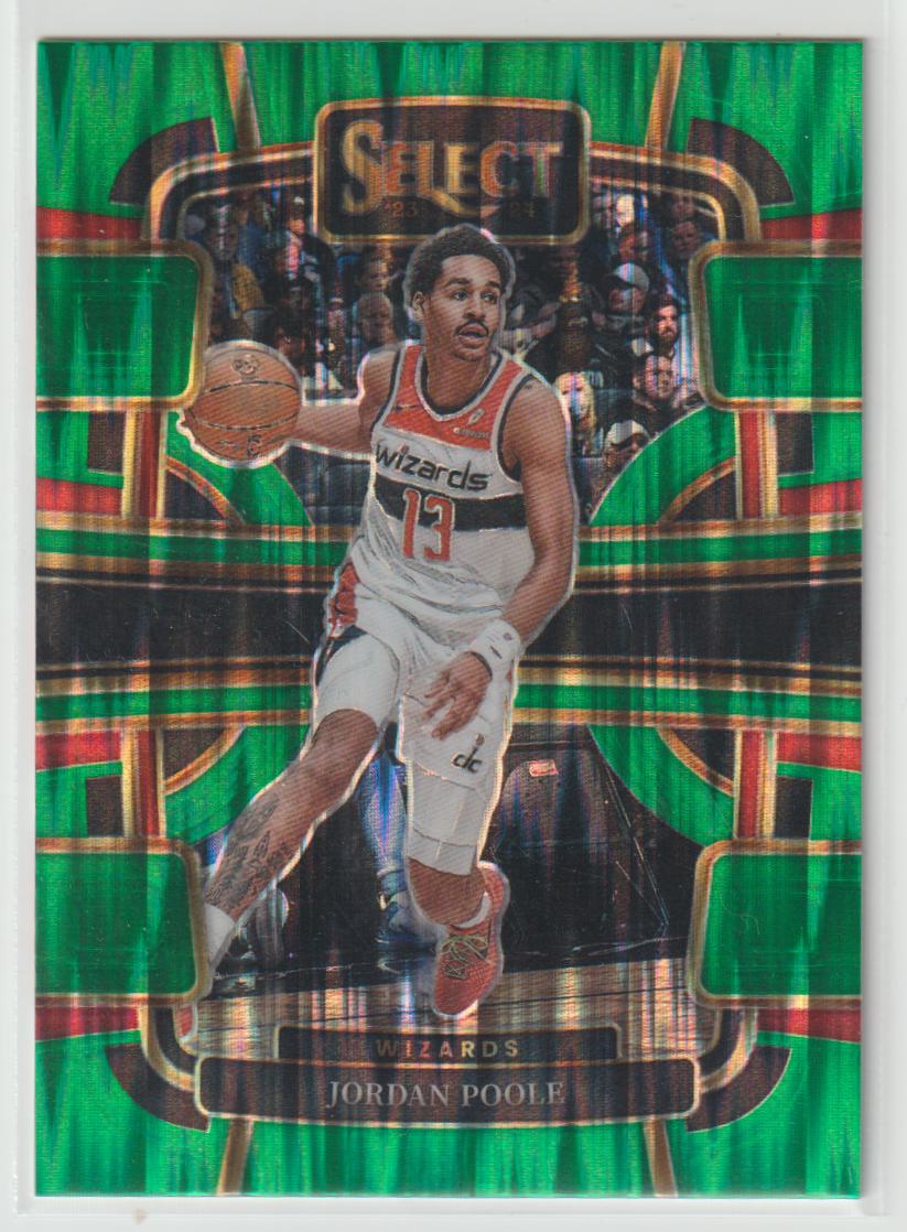 018 Jordan Poole Washington Wizards Shock Green