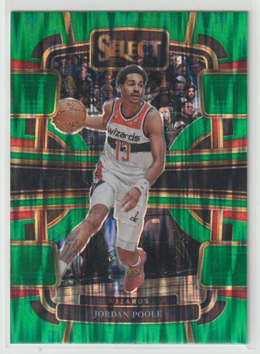 018 Jordan Poole Washington Wizards Shock Green