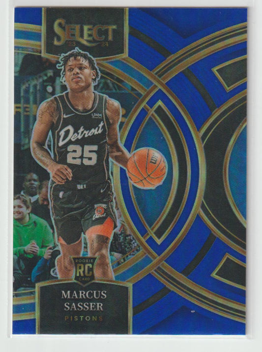 114 Marcus Sasser Detriot Pistons Silver
