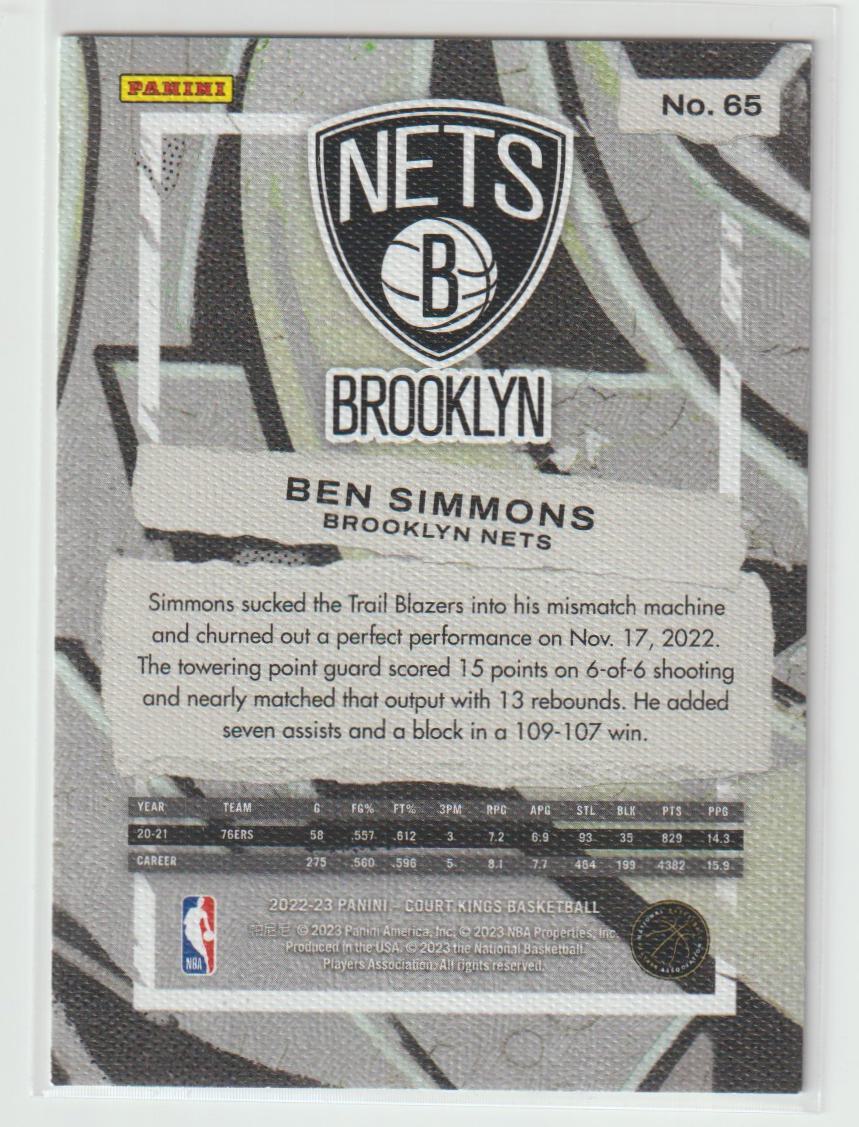 065 Ben Simmons - Brooklyn Nets