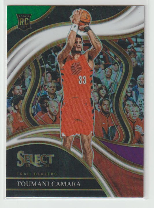 272 Toumani Camara Portland Trail Blazers Green White Purple