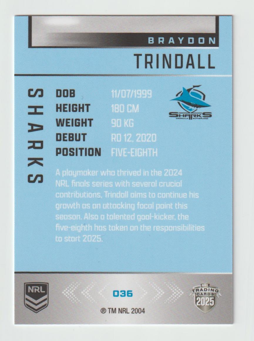 036 BRAYDON TRINDALL