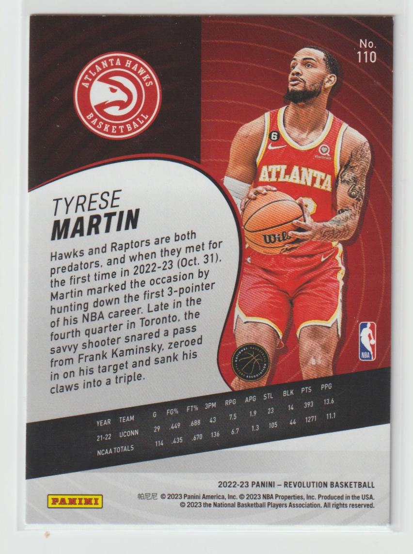 110 Tyrese Martin Atlanta Hawks
