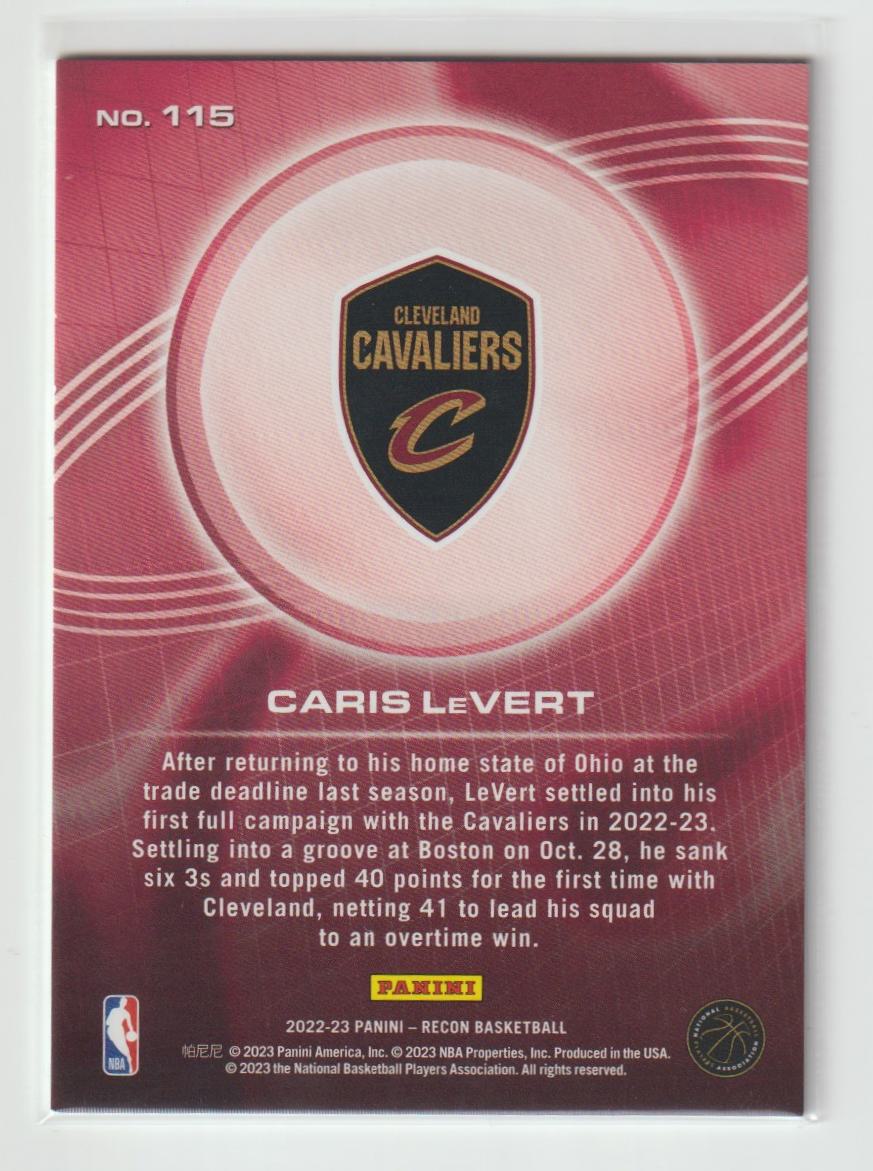 115 Caris Levert Cleveland Cavaliers