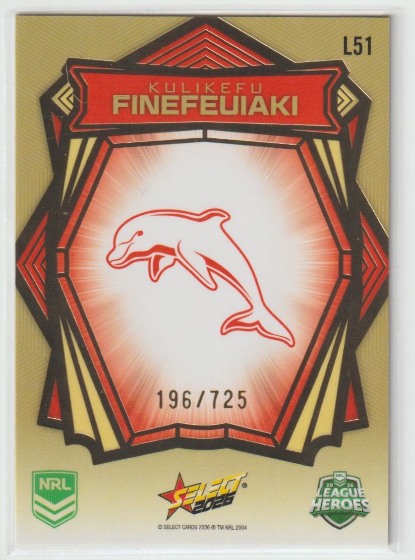 L051 Kulikefu Finefeuiaki Gold Back 196/725