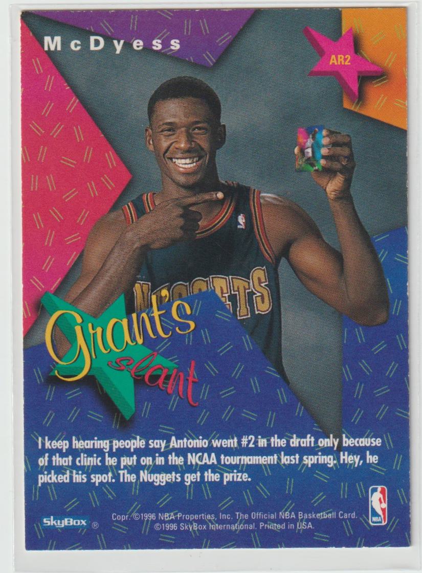 Grants All Rookies AR2 Antonio McDyess Denver Nuggets