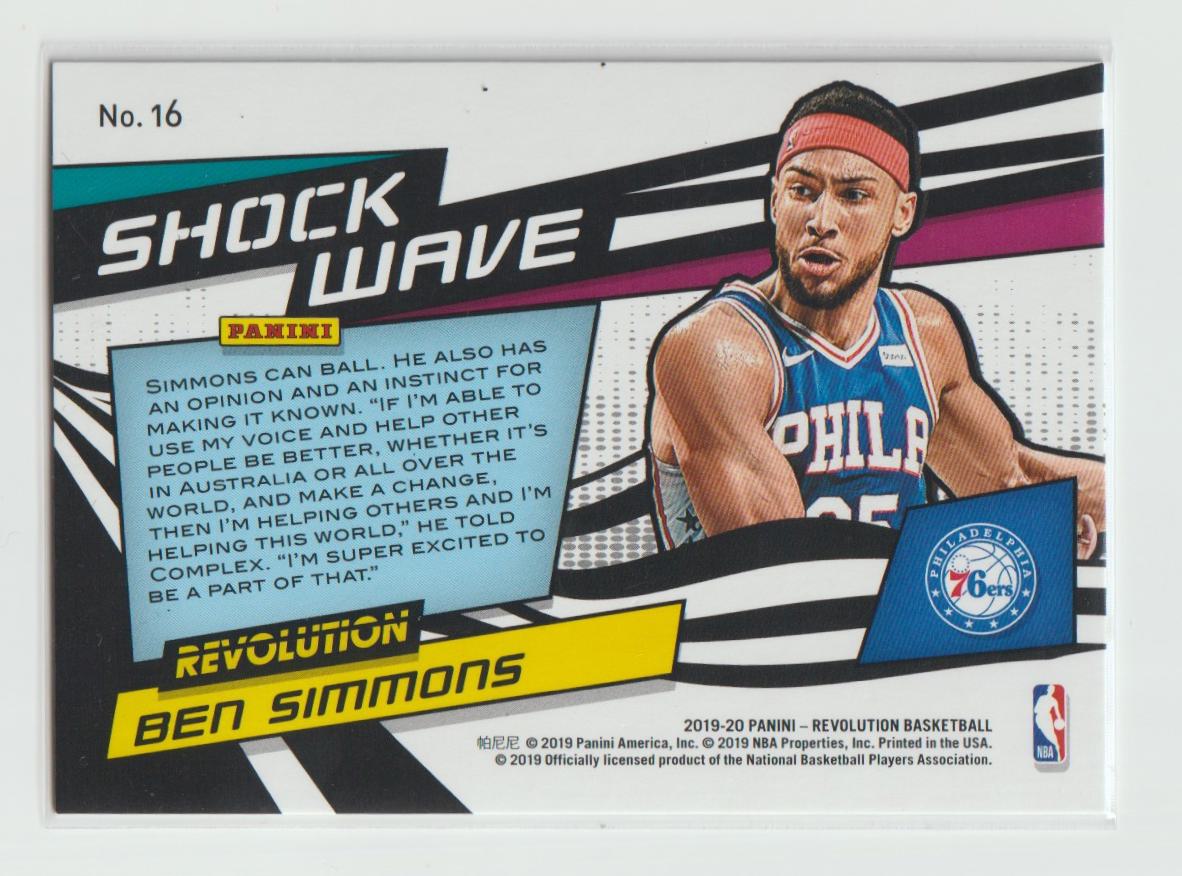 Shock Wave 16 Ben Simmons Philadelphia 76ers