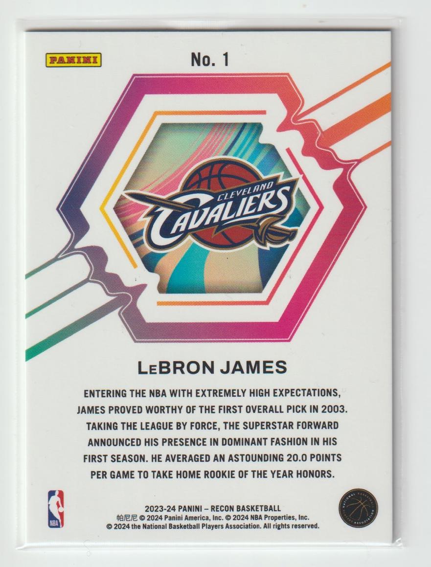 Rookie Review 1 LeBron James Cleveland Cavaliers