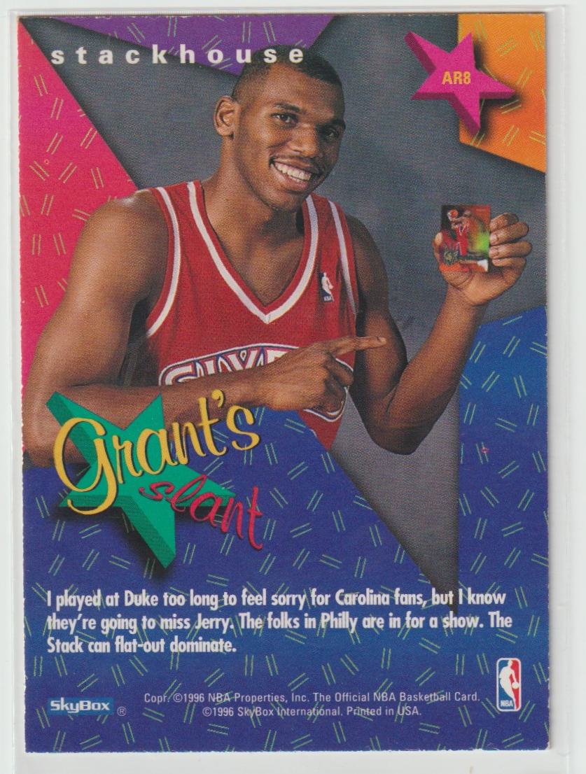 Grants All Rookies AR8 Jerry Stackhouse Philadelphia 76ers