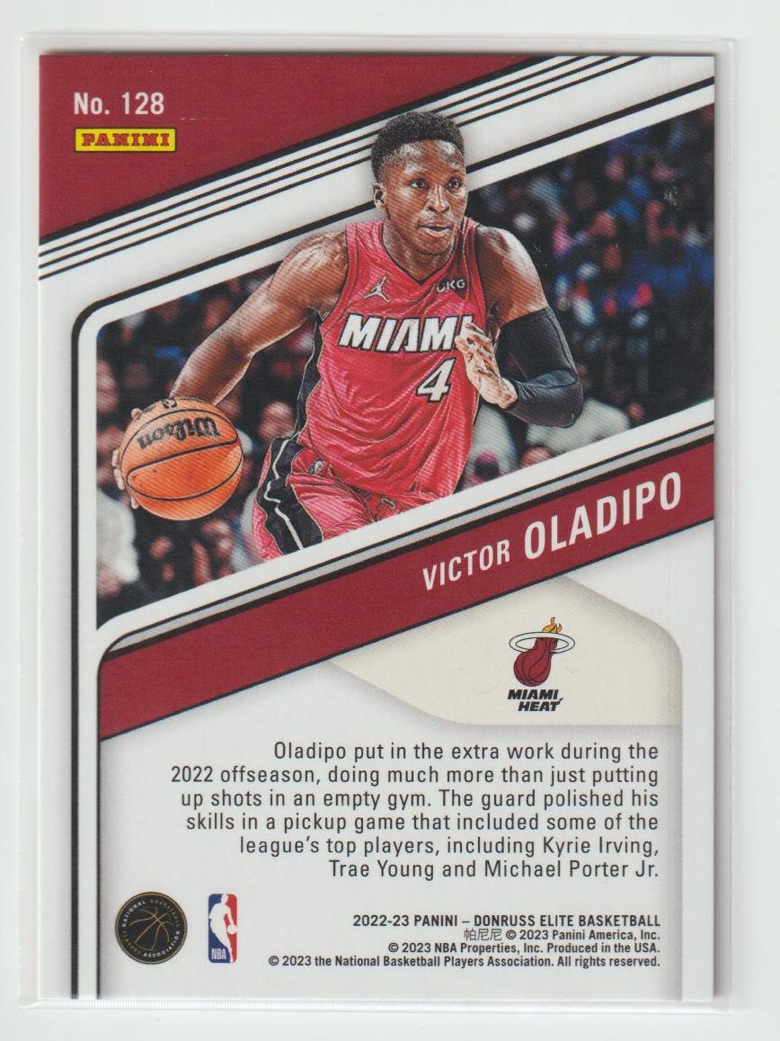 128 Victor Oladipo - Miami Heat Hyper Red 40/88