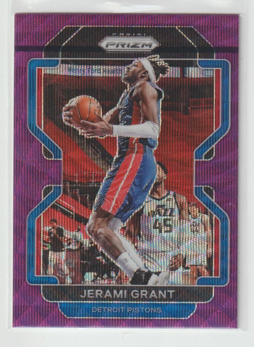 076 Jerami Grant - Detroit Pistons Purple Wave Prizm