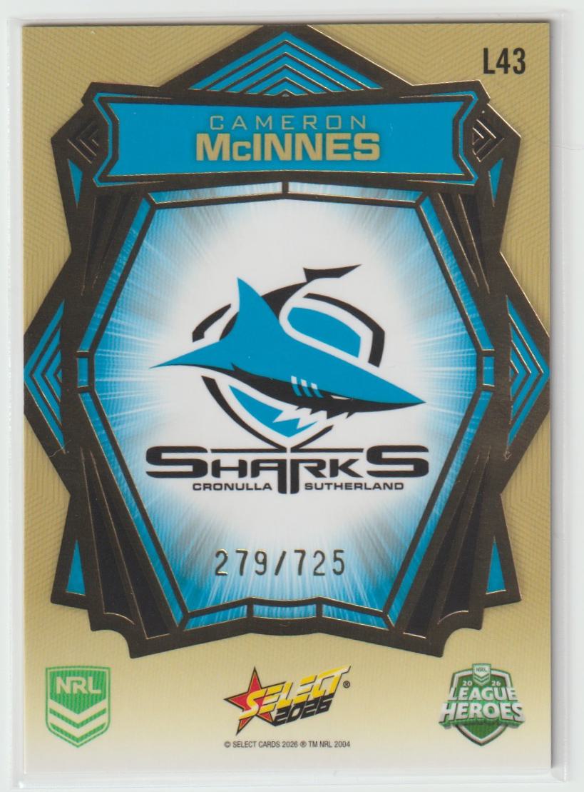 L043 CAMERON Mcinnes Gold Back 279/725